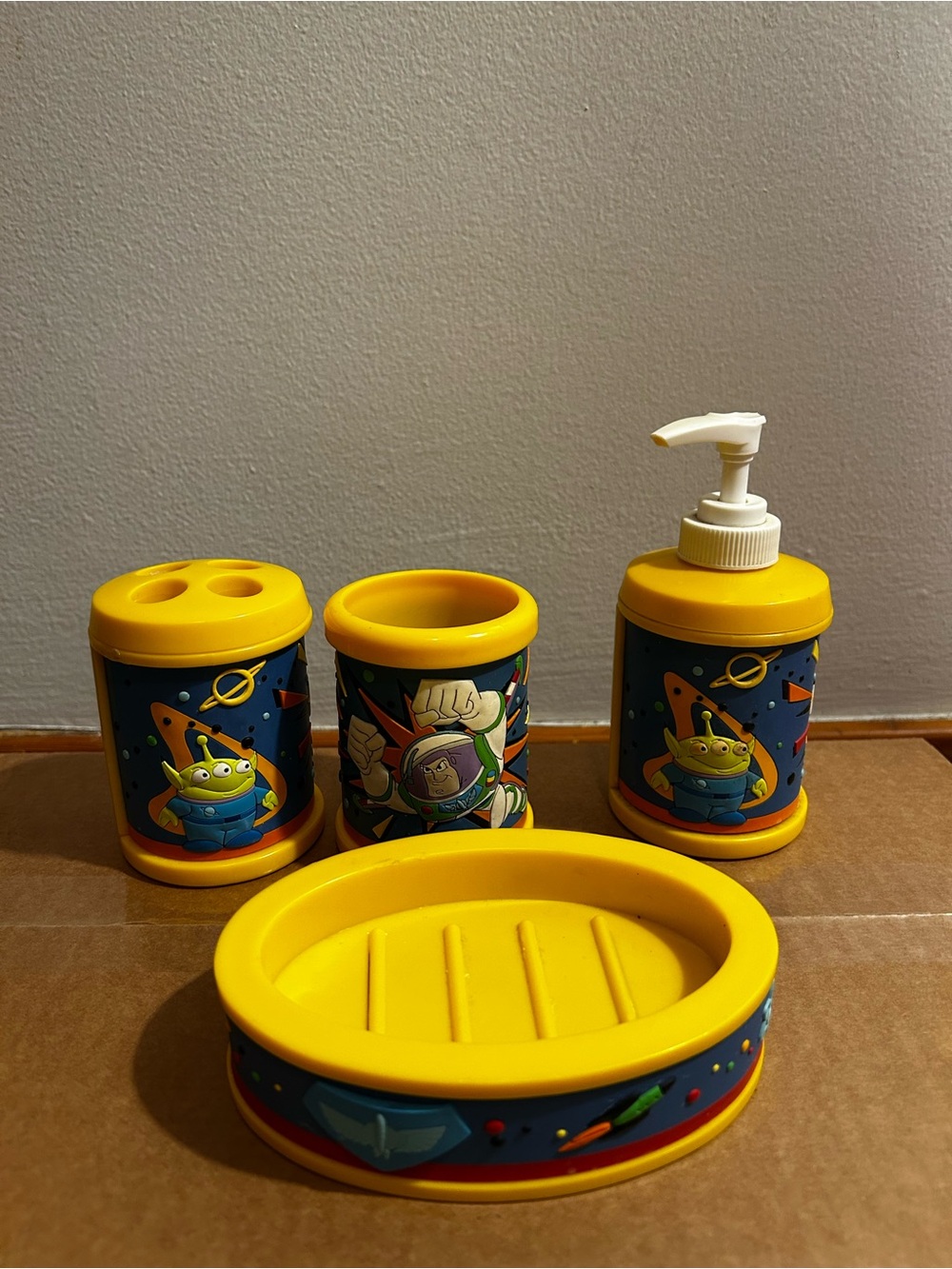Disney Pixar Toy Story Vintage Bathroom Set Rare